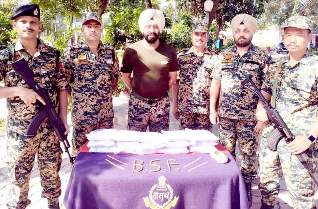BSF recovers huge consignment of drugs and ammunition